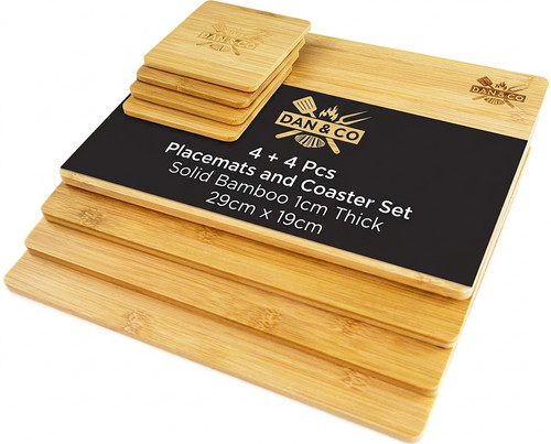 Set bamboo wooden - of,