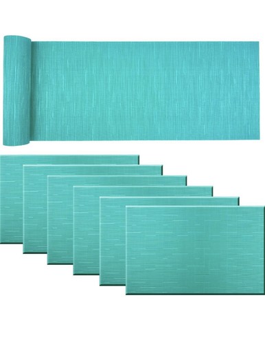 Set pck pvc placemats - set,