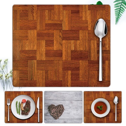 Pcs leather placemats - pu,