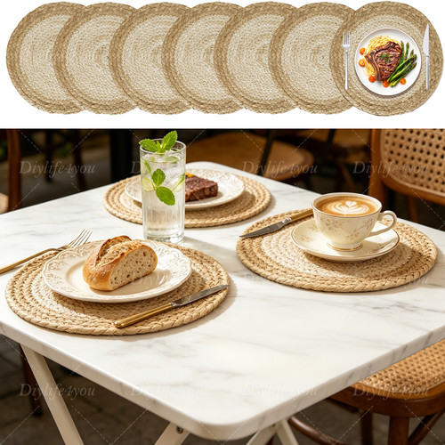 Table mats set woven - mats,