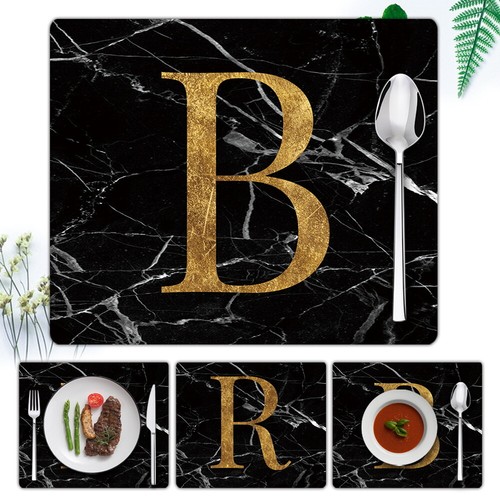 Pcs printed letter placemats - 1,