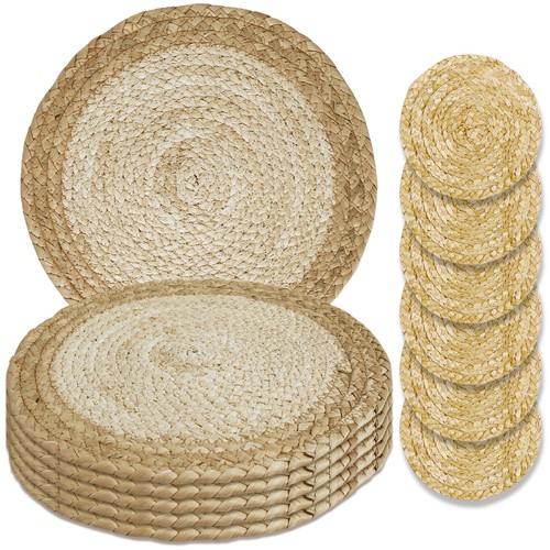 Table mats set - table, woven