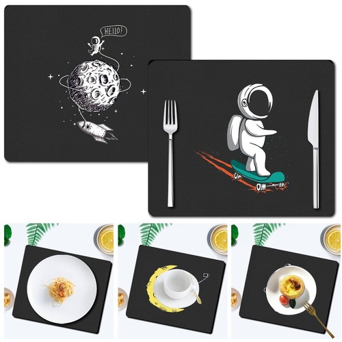 Leather placemats coasters - leather,
