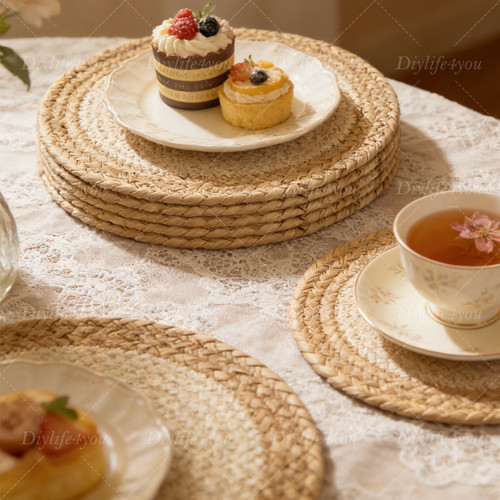 Table mats set woven - set, 6