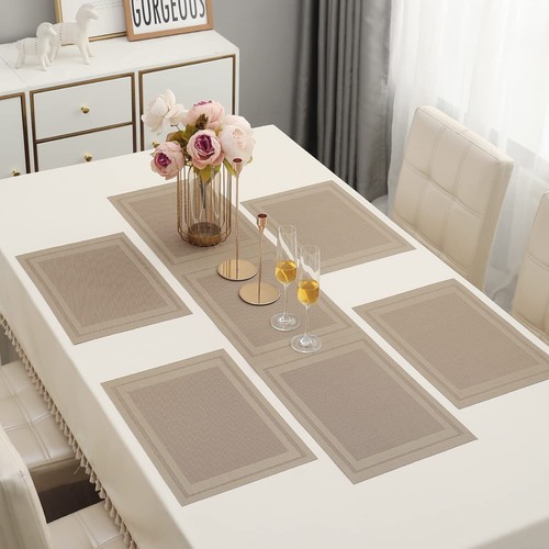 Pvc placemats non - non-slip, dining