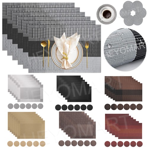 Set pvc place mats and - set,