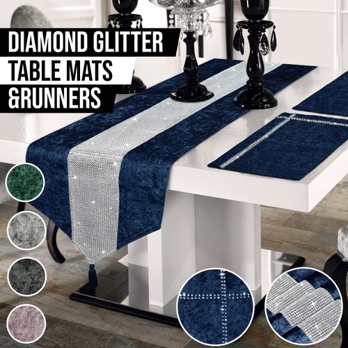 Diamante table runner placemat - runner,